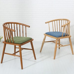 Ամուր փայտից փափուկ փաթեթ Windsor ճաշի աթոռ