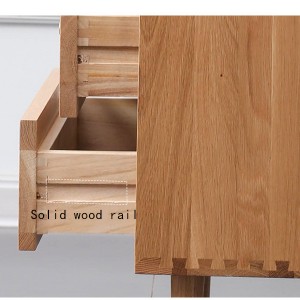 Solid wood guide rail has strong wear resistance