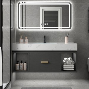 Wall-mounted three-dimensional smart bathroom vanity