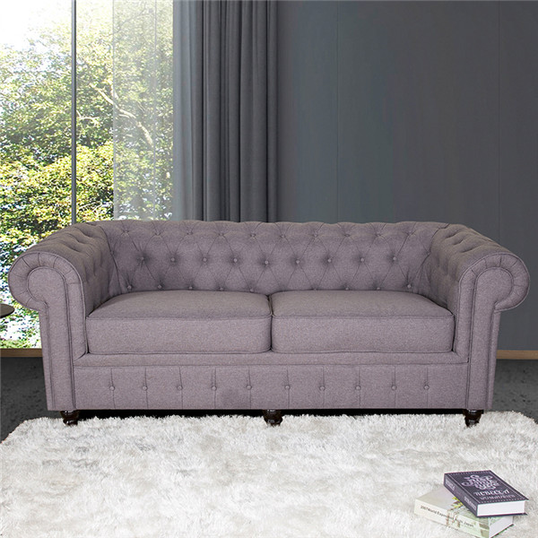American fabric three-seat sofa combination 0434



#Sofa (known as Couch in North America) is a kind of software furniture. It is a multi-seat chair with cushions and armrests on both sides. It originated in Western countries, and then introduced to Asia, becoming one of the focus of Western-style decoration or modern home design. The frame is a chair made of wood or steel lined with cotton wool and other foam materials, which is more comfortable overall.

The origin of the sofa can be traced back to ancient Egypt around 2000 BC, but the real upholstered sofa appeared from the end of the 16th century to the beginning of the 17th century. At that time, #sofas were mainly filled with natural elastic materials such as horsehair, poultry feathers, and plant fluff, and were covered with fabrics such as velvet and embroidery to form a soft human contact surface. For example, the Farthingle chair, which was popular in Europe at that time, was one of the earliest sofa chairs. Looking back on the history of the development of #sofas in China, the "Jade Table" of the Han Dynasty should be first introduced. The "Jade Table", a seat with a thick layer of fabric, depicted in "Xijing Miscellany" can be regarded as the "ancestor" of the Chinese #sofa.