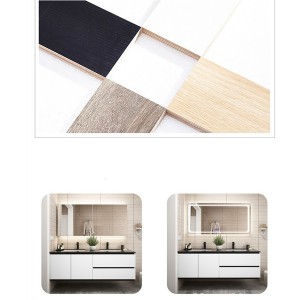 Natural environmental protection solid wood bathroom cabinet