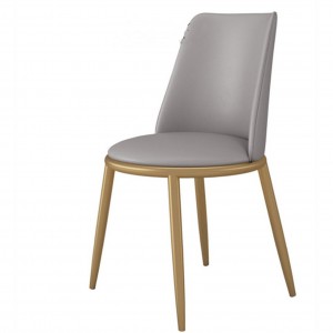 Nordijska lagana luksuzna PU trpezarijska stolica pregovaračka stolica restoranski namještaj 0342