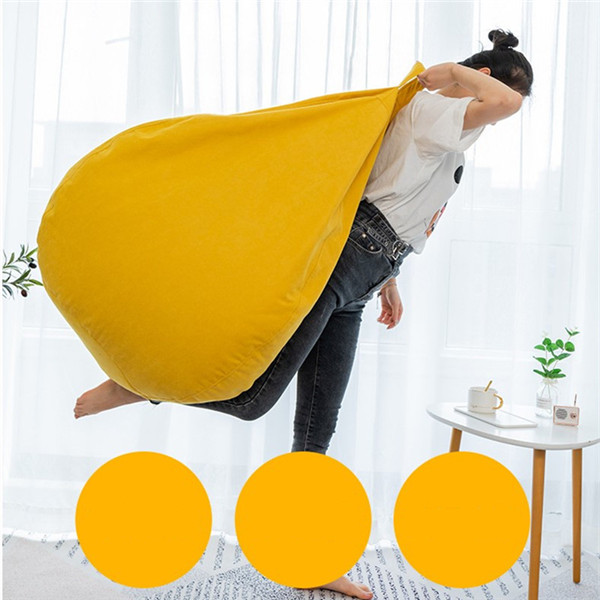 Түрлі түсті бұршақ қапшығы #cover leisure beanbag еденге арналған диван 0414