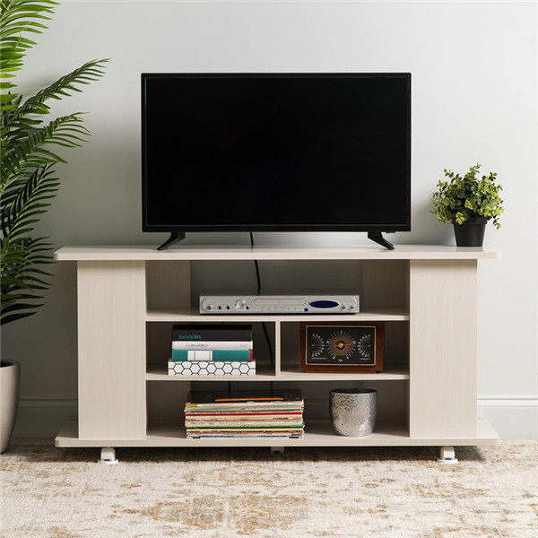 Large TV Stand cabinet with Wheels in White cabinet 0461



Functionality and style combine in this open rolling TV stand #cabinet. Open shelving of the large entertainment center provides easy access to DVD players, game consoles, or TV boxes, or for displaying books or décor. Large media stand side shelves are adjustable to suit your storage needs. When you're ready for a change, the included casters let you move the open portable media stand with easy. This sturdy TV stand #cabinet with wheels offers maximum multi-media storage space, and the sleek design fits in with any décor. Available in multiple colors. Assembly required. Holds up to a 50" screen size.