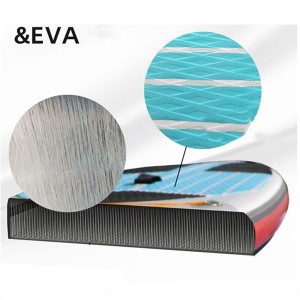 De nieuwste opblaasbare surfplank heeft een schokbestendige verlijmde tekening & EVA-structuur