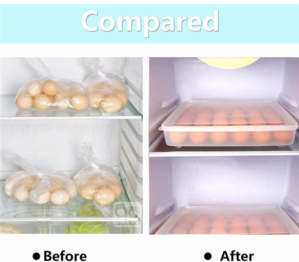 3. Дуже підходить для зберігання звичайних яєць.Великі яйця легко розчавлюються.