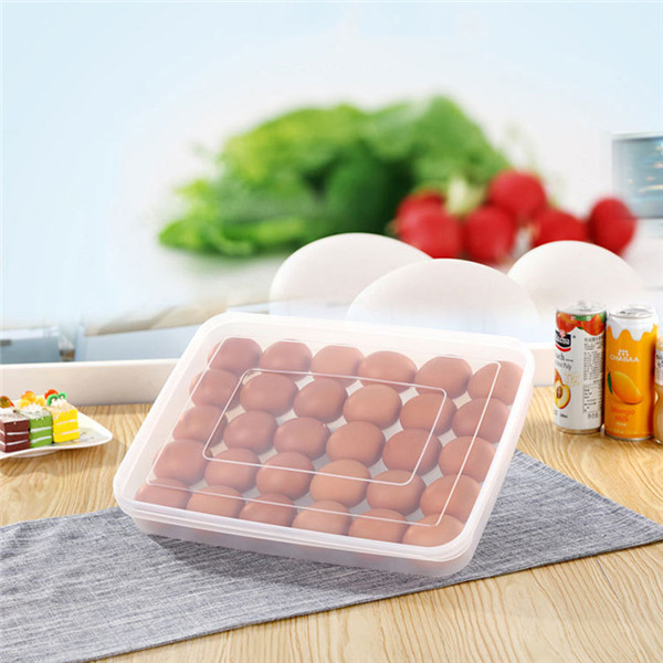 Portable egg preservation plastic storage #box 30 grid egg box kitchen supplies 0497