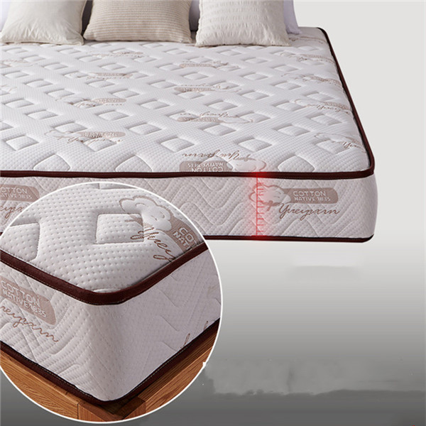 The selling point of palm compression mattress

01. Silent spring. The spring used in this palm compression mattress is an encrypted silent spring. The mute caused by this spring is very small. Can protect the cervical spine.
02. Natural palm. The material of the mattress is natural and healthy. No glue, no smell. It can effectively prevent insects and moths, breathe and moisture.
03. Comfortable fabric. The surface of the mattress is comfortable and elastic. Can effectively resist stains.
04. The thickness of the mattress is moderate. The thickness of the mattress can be customized. The corners of the mattress are designed with anti-collision corners. Not only beautiful, but also safe.
