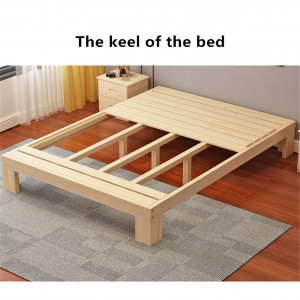 Baik tempat tidur tunggal dari kayu solid maupun tempat tidur ganda dapat dirakit dengan bebas
