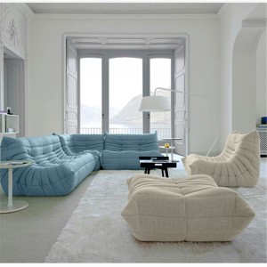 Nordic Light Luxus Lazy Sofa mécht Iech fit a komfortabel