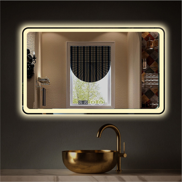 Make your bathroom appear roomier and brighter with Innoci-USA's Hera vanity mirror. Available in a rectangle or square shape, this wall-mounted mirror is fitted with a sturdy aluminum frame for a refined look and enhanced durability. The built-in LED lighting operates with an IR sensor for remarkable energy-efficiency.