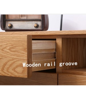 The wooden slide rail does not damage the wood itself and extends its life